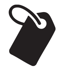 Shopping tag icon